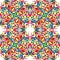 Abstract multicolored kaleidoscope background
