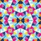 Abstract multicolored kaleidoscope background