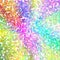 Abstract multicolored rainbow paint pointillism style background.