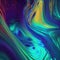 Abstract Multicolored Vibrant Neon Wave.