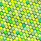 Abstract multiple green yellow pattern