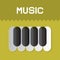 Abstract Music Vector Keyboard Symbol