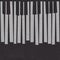 Abstract musical piano keys - seamless background - leather surf