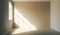 Abstract of natural window shadow overlay in modern empty room interior design background