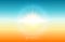 Abstract nature blurred sky background summer sunlight with flare sun.