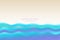 Abstract nature coast sea wavy layers of blue level of sea background. vector illustration eps10