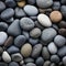 Abstract nature pebbles background. Sea pebble beach