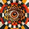 Abstract Neo Dadaist Patterns of Op Art Design, Conceptual Optical Illusion Images, Neo Dadaism