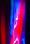 Abstract neon background - electrical discharges in an inert gas flasks