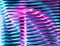 Abstract neon background with magenta and blue lines. F