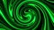 Abstract neon green black psychedelic disco swirl seamless loop motion background. 4K 3D green gradient color hypnosis spiral.