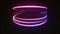 Abstract Neon Light Streaks Animation Loop