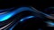 Abstract Neon Wallpaper 3d Lightly Twisted Ribbon Glowing Lines Over Black Background Blue Tone Tone V1 generative ai