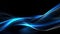 Abstract Neon Wallpaper 3d Lightly Twisted Ribbon Glowing Lines Over Black Background d Blue Tone Tone V2 Generative Ai