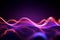 Abstract neon waves ultraviolet light, a dazzling laser show backdrop