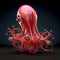 Abstract Octopus Glass Sculpture