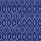 Abstract ogee oval seamless pattern in very peri, blue, and purple.