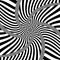 Abstract op art design. Illusion of rotation movement