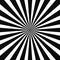 Abstract optical illusion background vector design. Psychedelic striped black and white backdrop. Hypnotic pattern.White and black