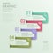 Abstract option infographics