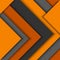 Abstract orange grey triangles background
