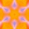 Abstract orange, purple, lilac, violet kaleidoscope trend background bright sunny