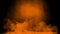Abstract orange spotlight with mistery smoke texture. Design element