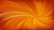Abstract Orange Swirling Radial Background Vector