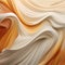 Abstract Orange And White Swirled Background Wallpaper