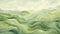 Abstract Organic Green Texture Inspired by Meadows. Dynamic Texture of Windswept Fields. Generative AI