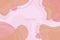 Abstract Organic Shape Hand Drawn Aesthetic Pink Minimalist Background