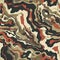 Abstract Organic Shapes in Earth Tones Artwork Pattern