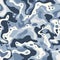 Abstract Organic Shapes in a Seamless Arctic Camouflage Pattern AI Generated