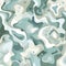 Abstract Organic Shapes in a Seamless Arctic Camouflage Pattern AI Generated