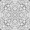 Abstract ornamental seamless pattern, ethnic print, black and white, kaleidoscope, mandala. Texture for wallpapers, fabric, wrap,