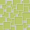 Abstract overlaping green boxes, seamless pattern, vector illustration