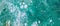 Abstract paint background white spots teal surface