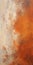 Abstract Painting: Orange And White Swirls With Earthy Elegance