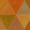 Abstract pale orange and beige colors Triangle Geometrical Banner