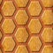 Abstract paneling pattern - Decorative hexagonal grid