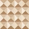 Abstract paneling pattern - pyramidal pattern - White Oak wood