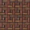 Abstract paneling pattern - seamless background - Ebony wood