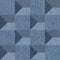 Abstract paneling pattern - seamless pattern, blue jeans textile