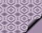 Abstract paper with page curl in soft Lilac with diamond star pattern