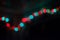 Abstract Party Blur Night Light Defocus Colorful Bokeh on Black Background