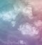 Abstract pastel cloudscape background