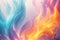 Abstract pastel flames color background. Colored background. Generative AI