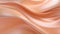 Abstract pastel orange smooth waves background. Trendy peach fuzz color minimalist backdrop