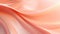 Abstract pastel orange smooth waves background. Trendy peach fuzz color minimalist backdrop