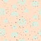 Abstract pastel peach color strokes seamless pattern.